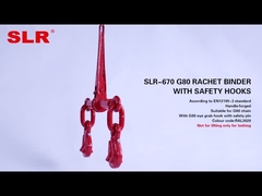 SLR670- G80 RACHET BINDER WITH SAFETY HOOKS